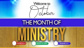 Month Of Ministry October