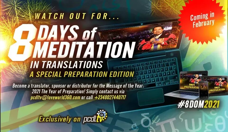 Pastor Chris Oyakhilome * Days of Meditation