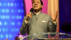 Pastor Chris Oyakhilome answering questions on forgiveness, confession, and accountability during a live session, sharing divine wisdom for believers.